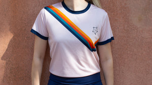Retro Ringer Athletic Tee (Fitted) - Circus Center Apparel