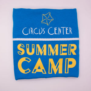 Blue Summer Camp Tee - Circus Center Apparel