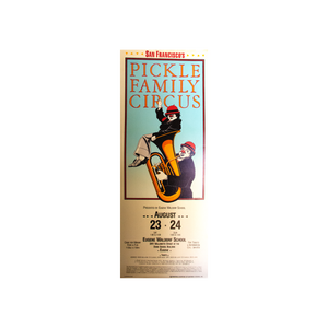 Pickle Family Tuba Clown Poster - Circus Center Apparel
