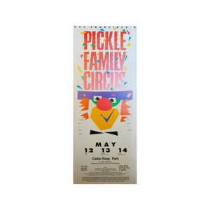 Funky Clown Pickle Family Poster - Circus Center Apparel